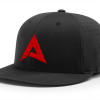 Anarchy Bats Anarchy CA I8503 Performance Hat - New Logo - Black/Red