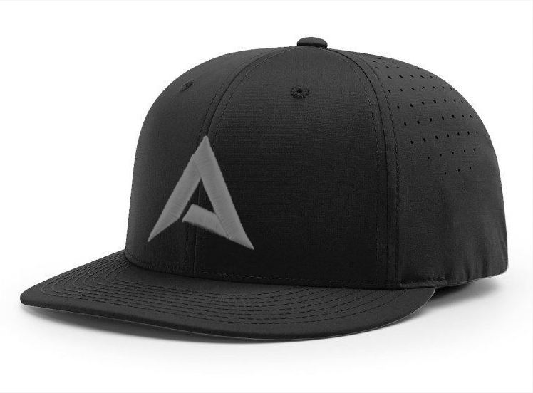 Anarchy Bats Anarchy CA I8503 Performance Hat - New Logo - Black/Charcoal 1 Anarchy Bats Anarchy CA I8503 Performance Hat - New Logo - Black/Charcoal