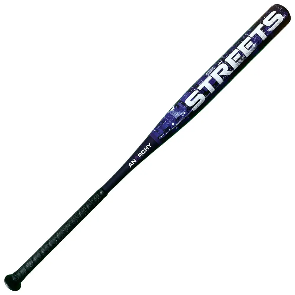 Anarchy Bats 2022 Anarchy Streets (Purple) 1PC 12.5" Barrel 1oz End Load USA/ASA Slowpitch Softball Bat A22ASTRS121-1 1 Anarchy Bats 2022 Anarchy Streets (Purple) 1PC 12.5" Barrel 1oz End Load USA/ASA Slowpitch Softball Bat A22ASTRS121-1