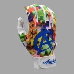 Anarchy Bats Anarchy Premium Batting Gloves- Autism