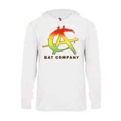 Anarchy Bats Anarchy Rasta Hooded Longsleeve Tee
