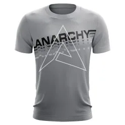 Anarchy Bats Anarchy Bat Company Short Sleeve Shirt - (Gray/New Logo Fade)