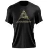 Anarchy Bats Anarchy - Poly-Cotton Short Sleeve Shirt - Black/Camo