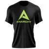 Anarchy Bats Anarchy - Poly-Cotton Short Sleeve Shirt - Black/Volt