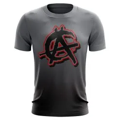 Anarchy Bats Anarchy Bat Company Short Sleeve Shirt - Fade (Charcoal/Black)