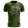 Anarchy Bats Anarchy Bat Company Short Sleeve Shirt - Dots (Green/Black)
