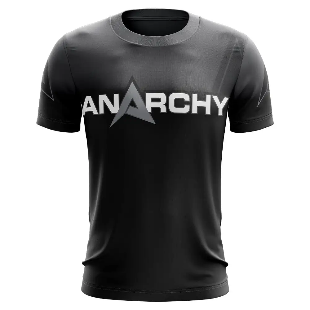 Anarchy Bats Anarchy Bat Company Short Sleeve Shirt - Grey/Black Fade 1 Anarchy Bats Anarchy Bat Company Short Sleeve Shirt - Grey/Black Fade