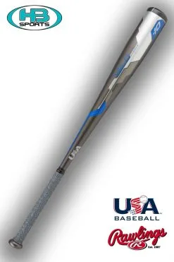 Clearance – Rawlings Velo (-10) Alloy & Composite Youth USA Baseball Bat: US8V10