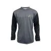 Anarchy Bats Anarchy Silver Foil Logo Quarter Zip Pullover - Charcoal/Black
