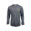 Anarchy Bats Anarchy Gold Foil Logo Quarter Zip Pullover - Charcoal/Charcoal