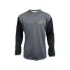 Anarchy Bats Anarchy Gold Foil Logo Quarter Zip Pullover - Charcoal/Black