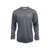 Anarchy Bats Anarchy Silver Foil Logo Quarter Zip Pullover - Charcoal/Charcoal