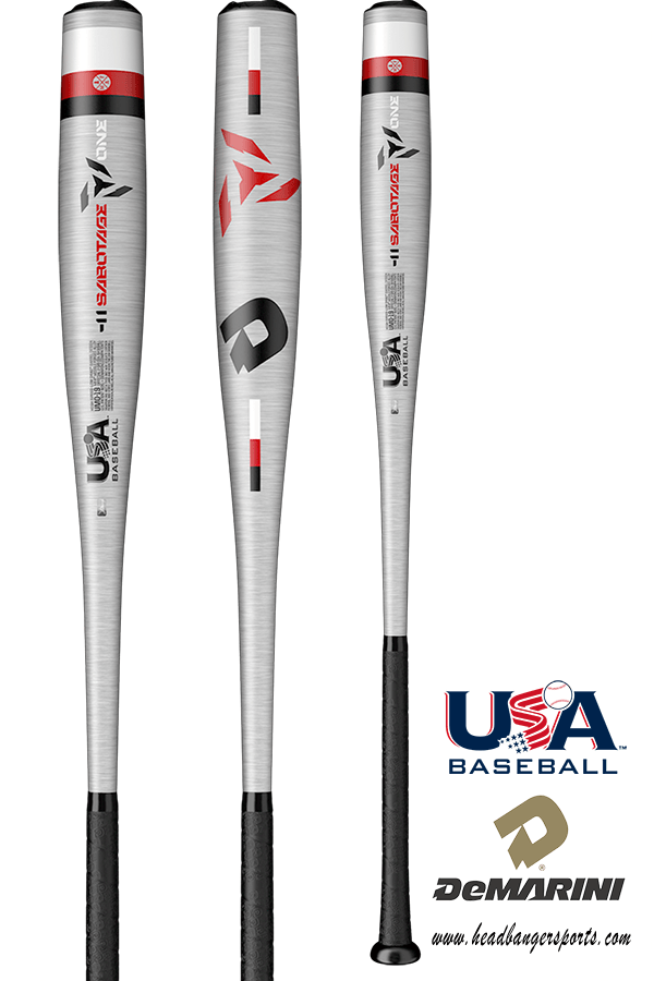 Clearance – 2019 DeMarini Sabotage ONE (-11) USA Baseball Bat: WTDXUMO 2 Clearance – 2019 DeMarini Sabotage ONE (-11) USA Baseball Bat: WTDXUMO - Image 2