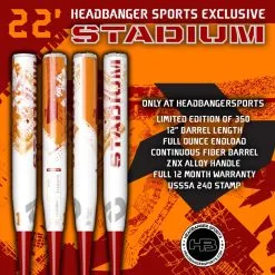 Clearance – 2022 DeMarini Stadium 12″ USSSA Slowpitch Softball Bat: WTDXSTU-22 -Baseball Bats Sales Store DeMarini Stadium STU 22 Red Orange 1200x1200 b83cb472 7006 47d9 a10d a9a3f1f5be64 800x