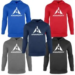Anarchy Bats Anarchy New A Logo Defender Fleece Hoodie (Solid)