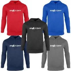 Anarchy Bats Anarchy New Text Logo Defender Fleece Hoodie (Solid)