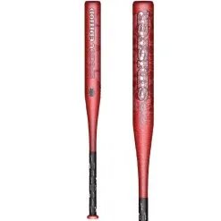 Clearance – 2021 Monsta Candy Sinister LE 12.5″ (3900) Midloaded USA Slowpitch Softball Bat -Baseball Bats Sales Store Monsta Candy Sinister Red ASA Softball Bat 800x