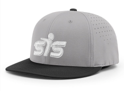 Anarchy Bats Smash It Sports CA I8503 Performance Hat - Grey/Black/White