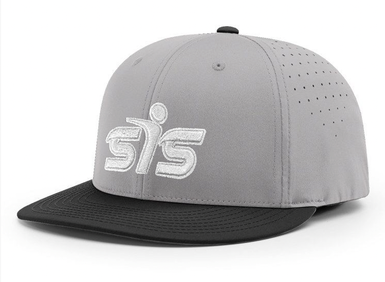 Anarchy Bats Smash It Sports CA I8503 Performance Hat - Grey/Black/White 1 Anarchy Bats Smash It Sports CA I8503 Performance Hat - Grey/Black/White