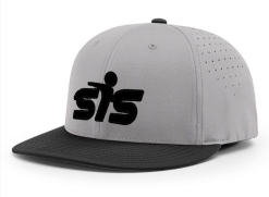 Anarchy Bats Smash It Sports CA I8503 Performance Hat - Grey/Black/Black