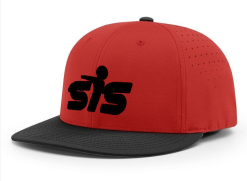 Anarchy Bats Smash It Sports CA I8503 Performance Hat - Red/Black/Black