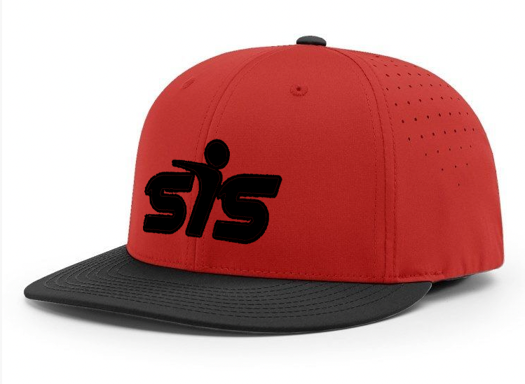 Anarchy Bats Smash It Sports CA I8503 Performance Hat - Red/Black/Black 1 Anarchy Bats Smash It Sports CA I8503 Performance Hat - Red/Black/Black