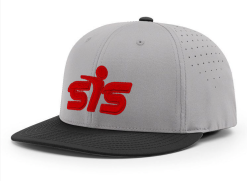 Anarchy Bats Smash It Sports CA I8503 Performance Hat - Grey/Black/White