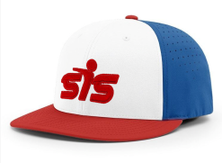 Anarchy Bats Smash It Sports CA I8503 Performance Hat - White/Royal/Red