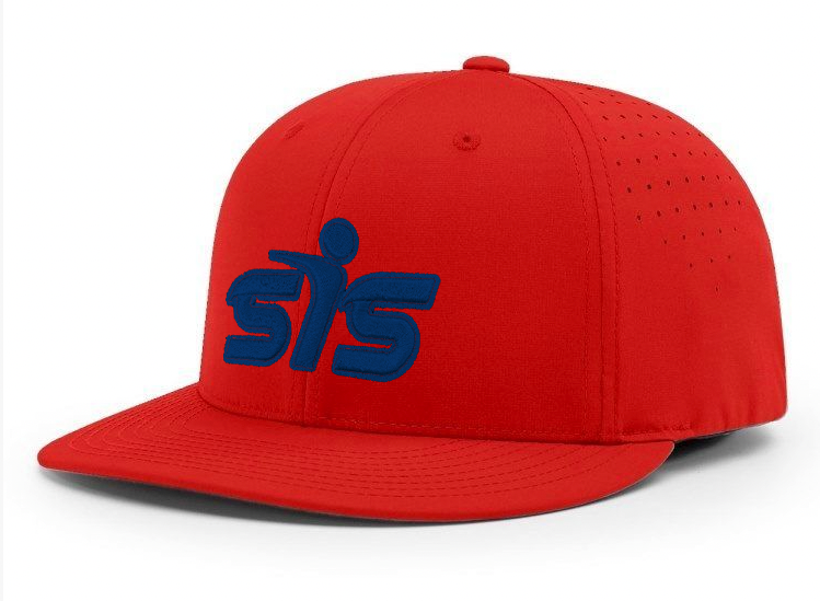 Anarchy Bats Smash It Sports CA I8503 Performance Hat - Red/Navy 1 Anarchy Bats Smash It Sports CA I8503 Performance Hat - Red/Navy
