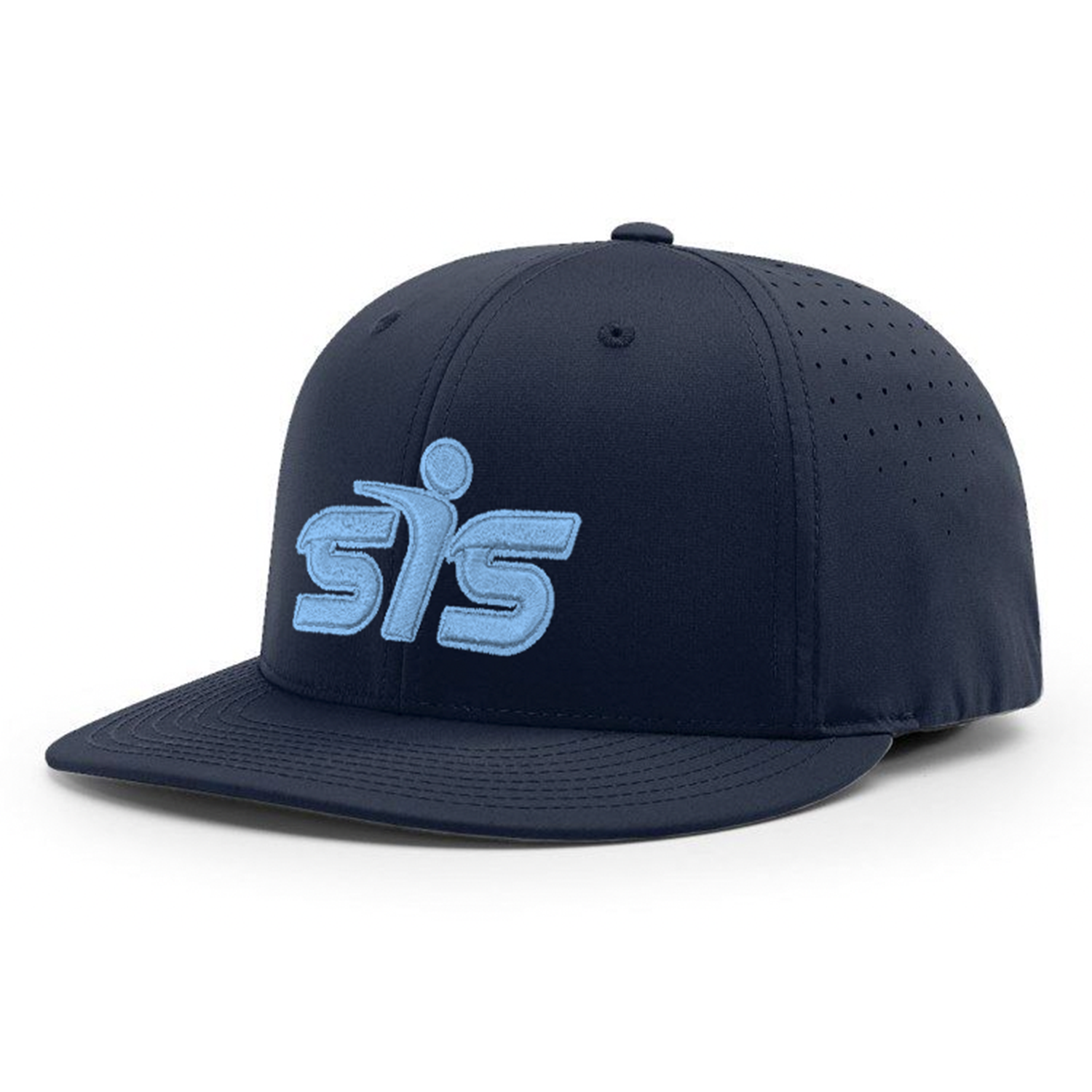Anarchy Bats Smash It Sports CA I8503 Performance Hat - Navy/Carolina 1 Anarchy Bats Smash It Sports CA I8503 Performance Hat - Navy/Carolina