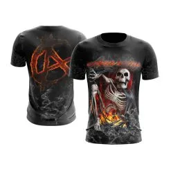 Anarchy Bats Anarchy Skeleton Short Sleeve Shirt