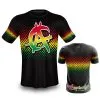 Anarchy Bats Anarchy Rasta Short Sleeve Shirt