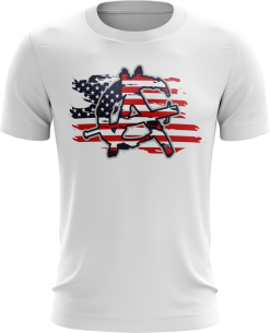 Anarchy Bats Anarchy Distressed Flag SubDye Short Sleeve Shirt