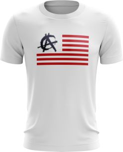 Anarchy Bats Anarchy Flag Short Sleeve SubDye Shirt