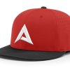 Anarchy Bats Anarchy CA I8503 Performance Hat - New Logo - Red/Black/White