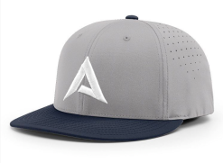 Anarchy Bats Anarchy CA I8503 Performance Hat - New Logo - Grey/Navy/White
