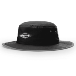 Anarchy Bats Anarchy Bucket Hat Black With Black Patch