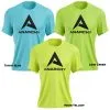 Anarchy Bats Anarchy New A Logo - Poly-Cotton Short Sleeve Shirt - Neon Edition