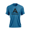 Anarchy Bats Anarchy - Frost Performance Short Sleeve Shirt - Heather Blue/Black