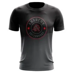 Anarchy Bats Anarchy Bat Company Short Sleeve Shirt - Emblem (Black/Red/Charcoal)