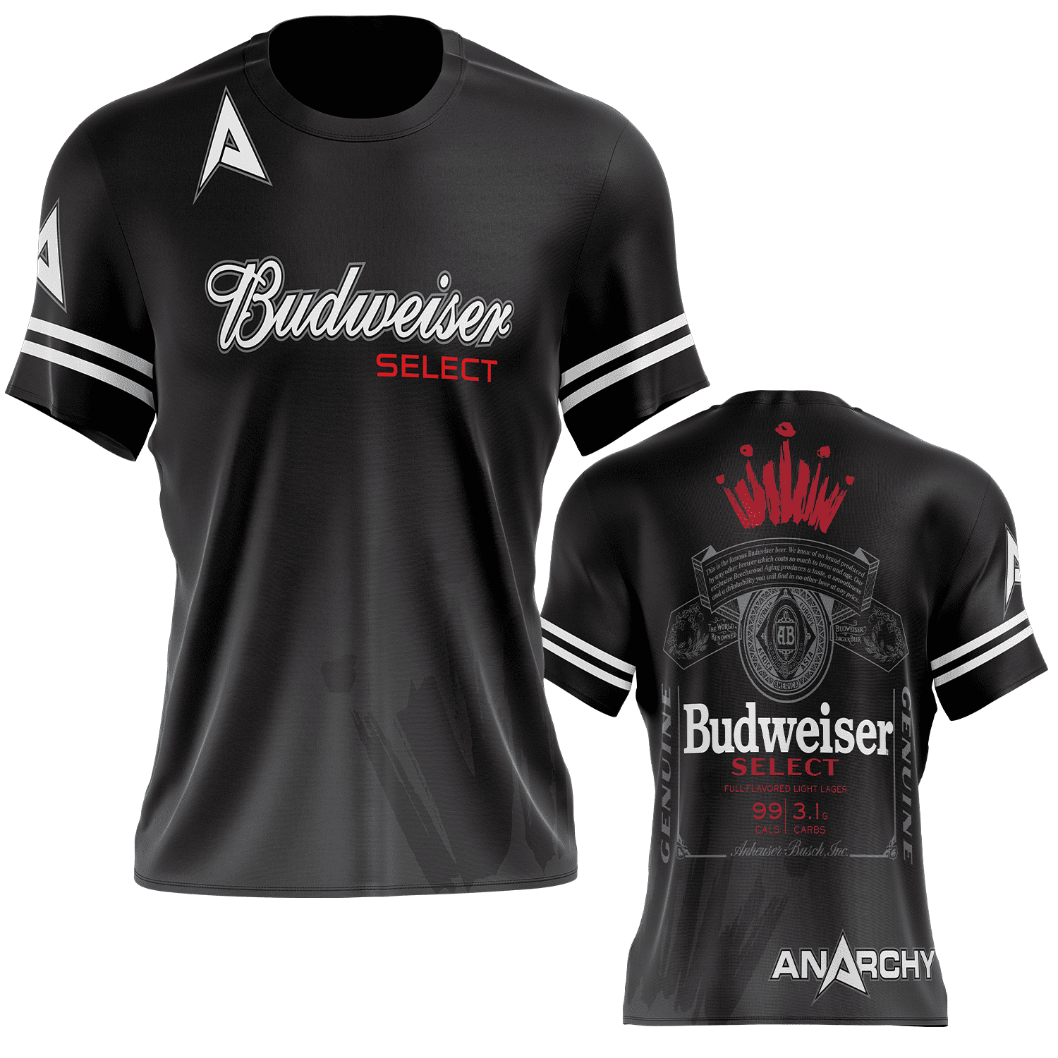 Anarchy Bats Anarchy Budweiser Select Short Sleeve Shirt 1 Anarchy Bats Anarchy Budweiser Select Short Sleeve Shirt