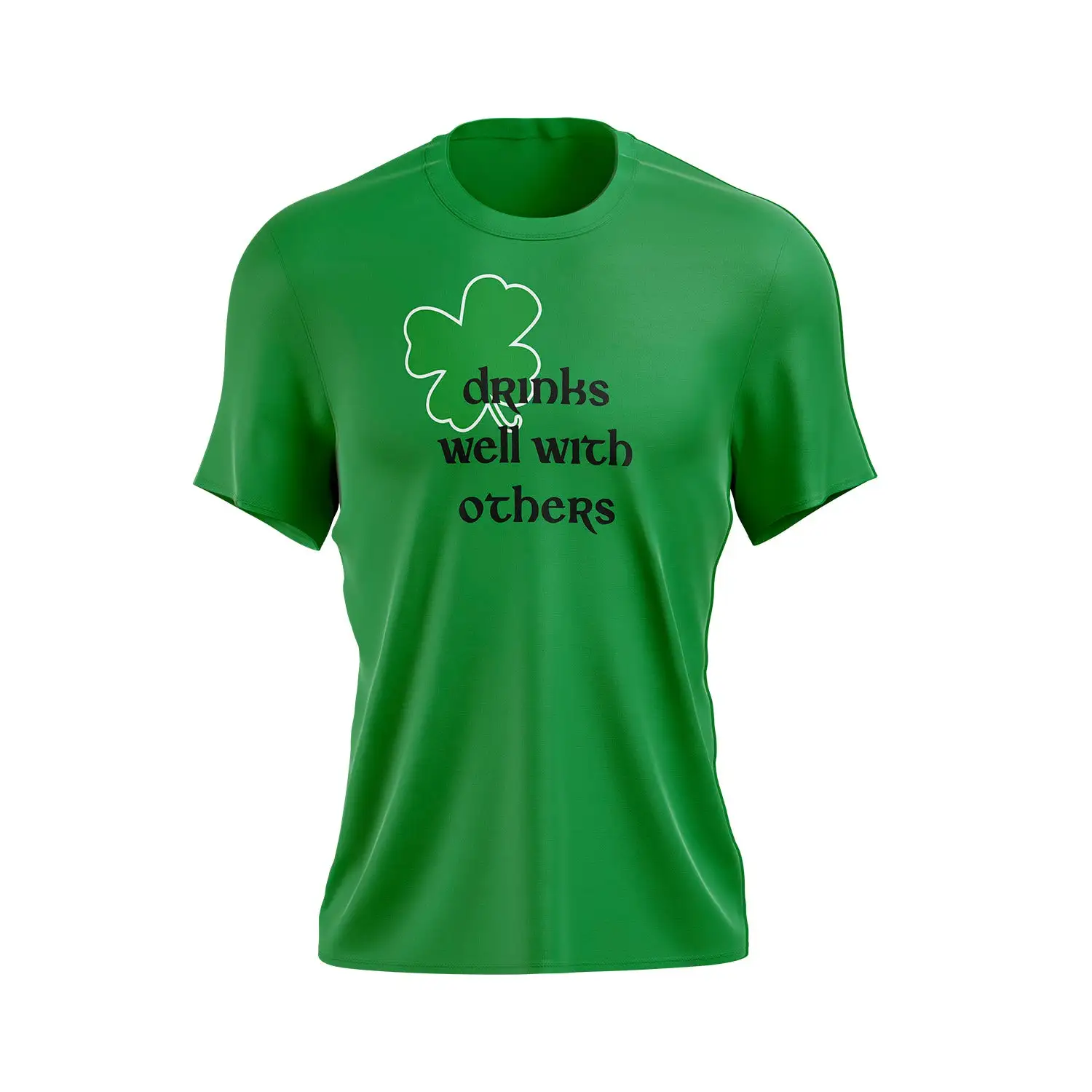 Anarchy Bats Drinks Well With Others Short Sleeve Shirt 2 Anarchy Bats Drinks Well With Others Short Sleeve Shirt - Image 2