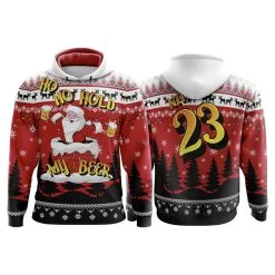 Anarchy Bats Hold My Beer Holiday Hoodie (Customized Buy-In)