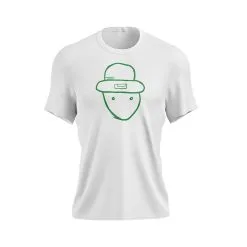 Anarchy Bats Leprechaun Ametuer Sketch Short Sleeve Shirt -Baseball Bats Sales Store leprechaun white