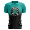 Anarchy Bats Overcome Average Short Sleeve Shirt - Emblem (Teal/Black/Orange)