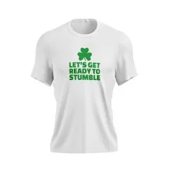 Anarchy Bats Ready To Stumble Short Sleeve Shirt -Baseball Bats Sales Store ready to stumble white