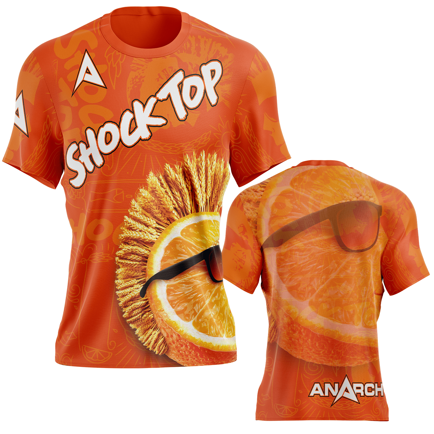 Anarchy Bats Anarchy Shock Top Short Sleeve Shirt 1 Anarchy Bats Anarchy Shock Top Short Sleeve Shirt