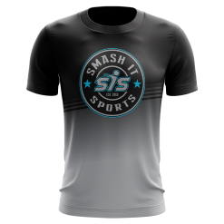 Anarchy Bats Smash It Sports Short Sleeve Shirt - Emblem (Black/Charcoal/Carolina)