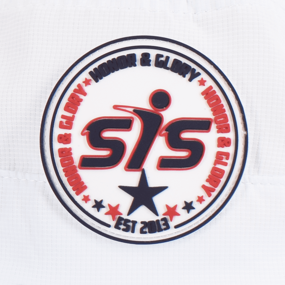 Anarchy Bats Smash It Sports Bucket Hat White With Red/White/Blue Stamp 2 Anarchy Bats Smash It Sports Bucket Hat White With Red/White/Blue Stamp - Image 2