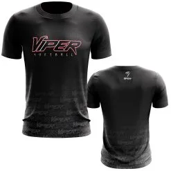 Anarchy Bats Viper Sports Short Sleeve Shirt - Fade (Black/Red/Charcoal)